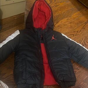 Jordan Kids Black and Red Jacket
